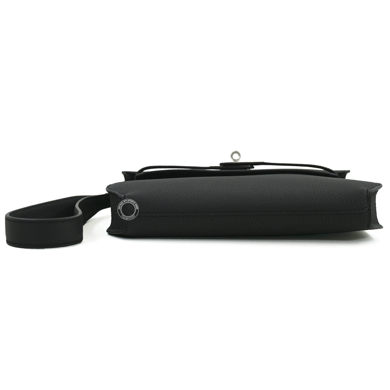 Kelly Depeche 25cm Black Togo PHW