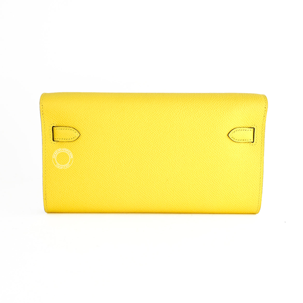 Hermes Kelly Wallet to Go Jaune de Naples Epsom GHW
