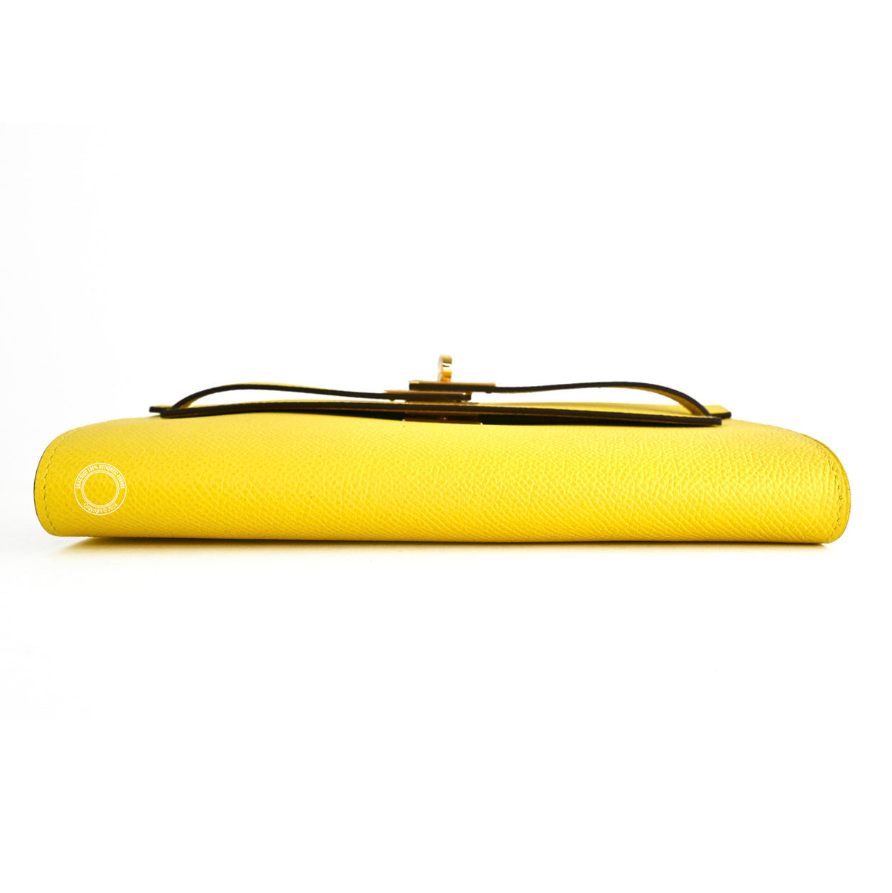 Hermes Kelly Wallet to Go Jaune de Naples Epsom GHW