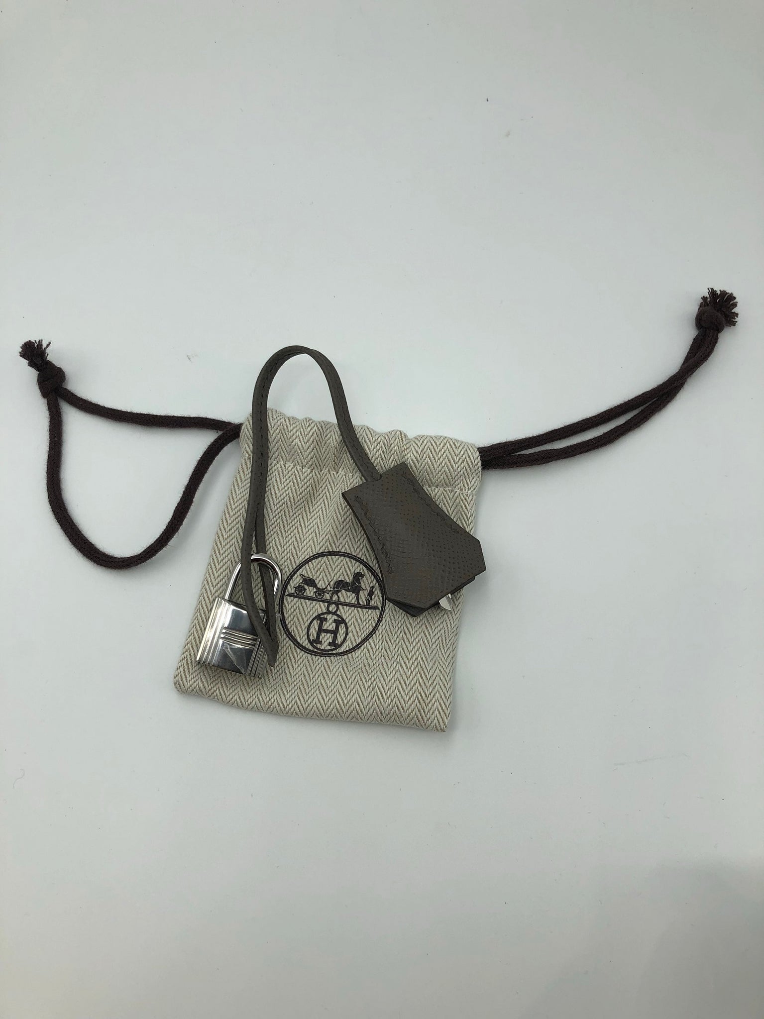 Hermes Kelly 25 Etain Epsom Palladium Hardware