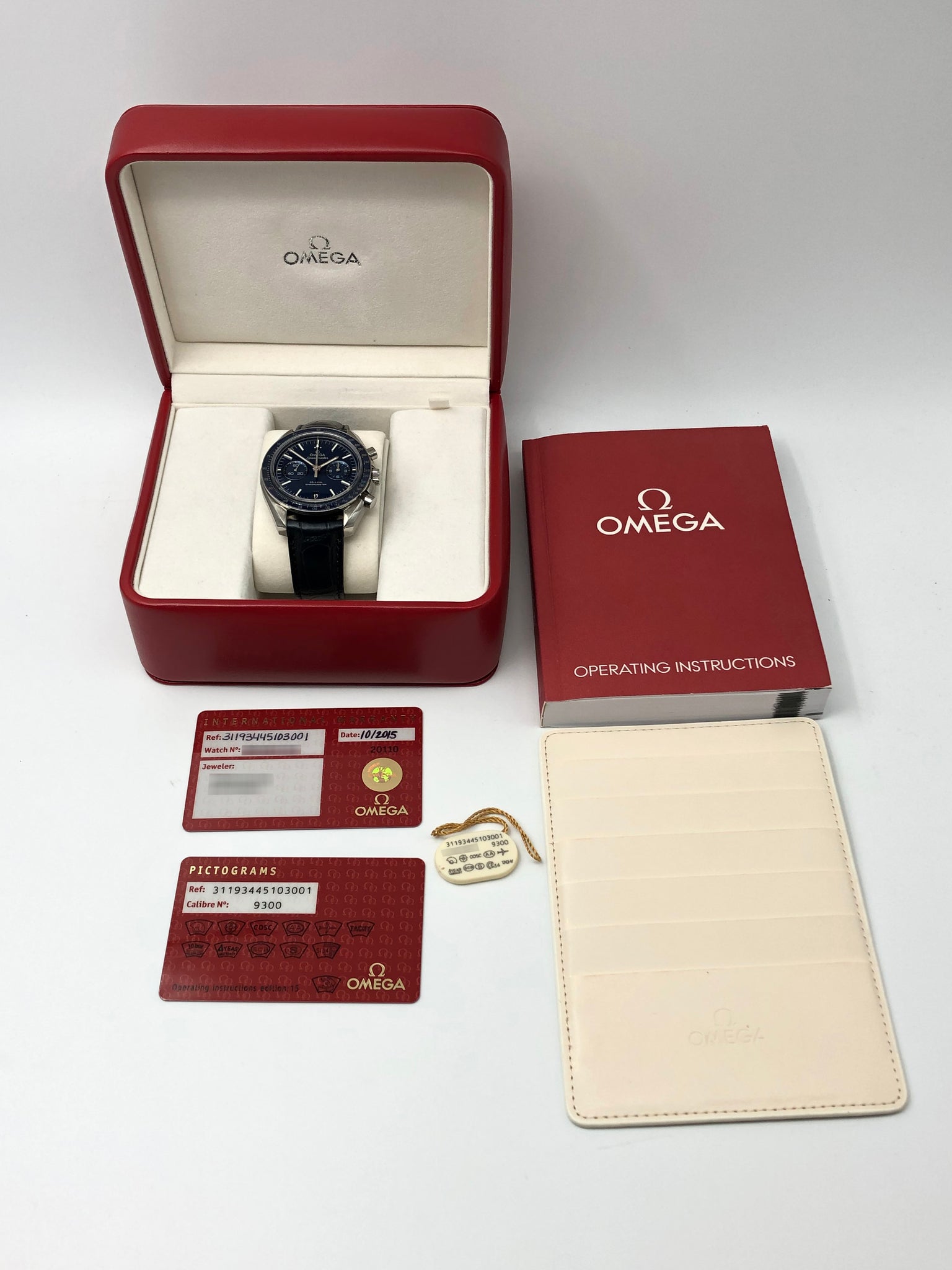 Omega Speedmaster Titanium Co-Axial Chronograph Moonwatch Ref 31193445103001 BRAND NEW