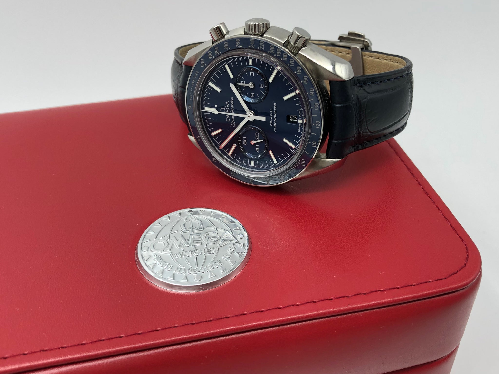 Omega Speedmaster Titanium Co-Axial Chronograph Moonwatch Ref 31193445103001 BRAND NEW