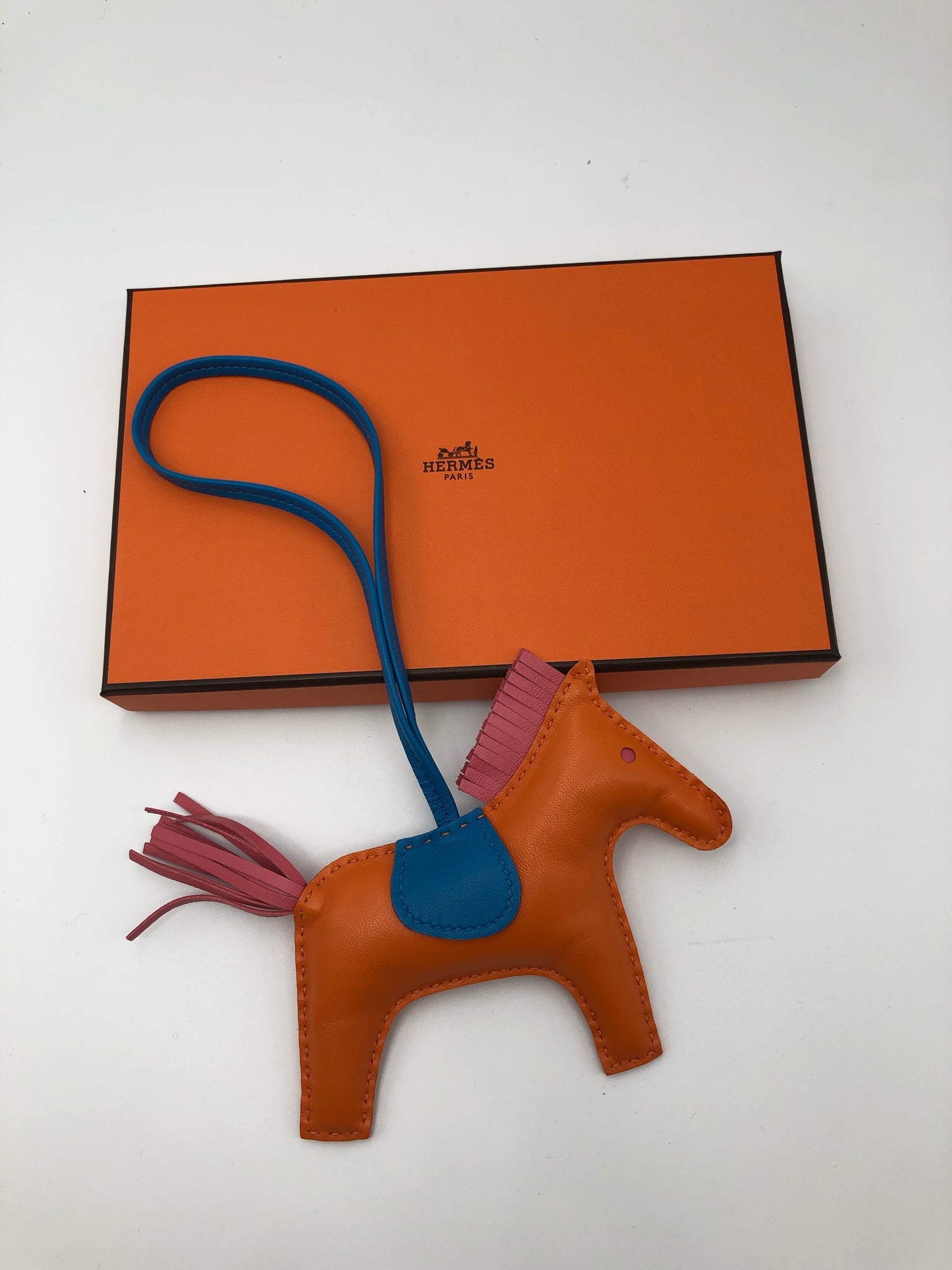 Hermes Rodeo Horse Charm MM (Medium) Orange