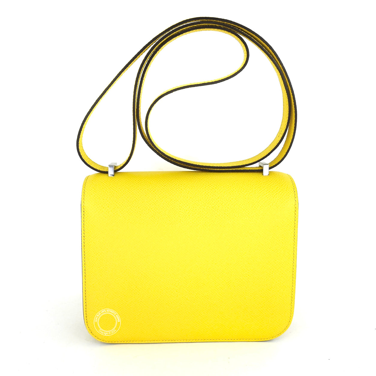 24454 Constance 18cm Jaune Citron Epsom PHW