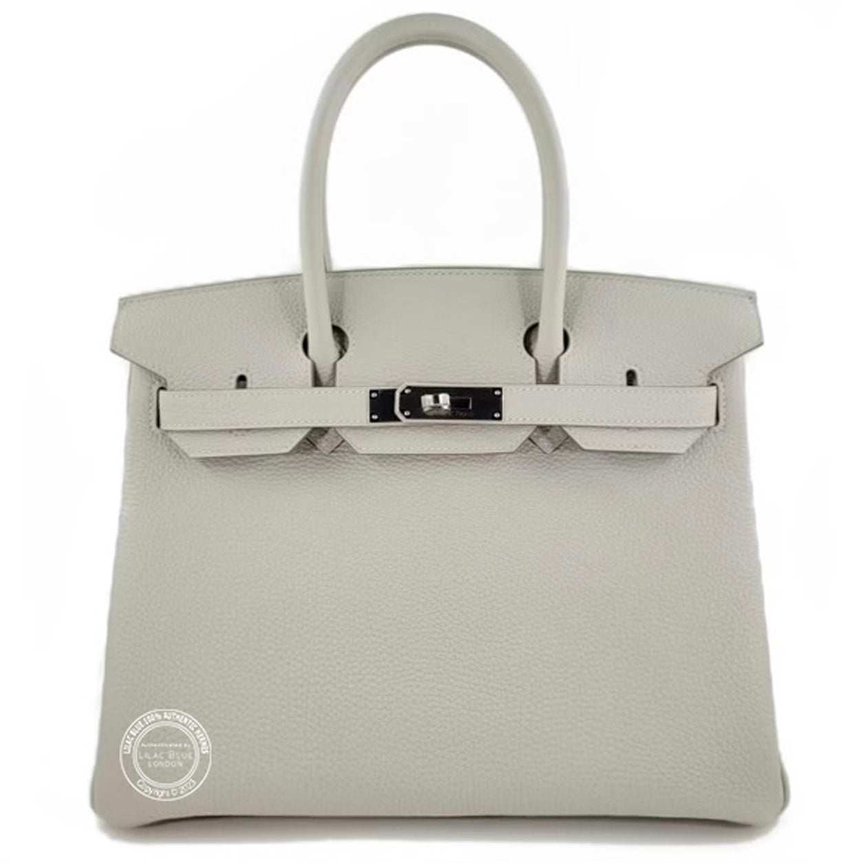  Hermes Birkin 30 Gris Perle Togo PHW