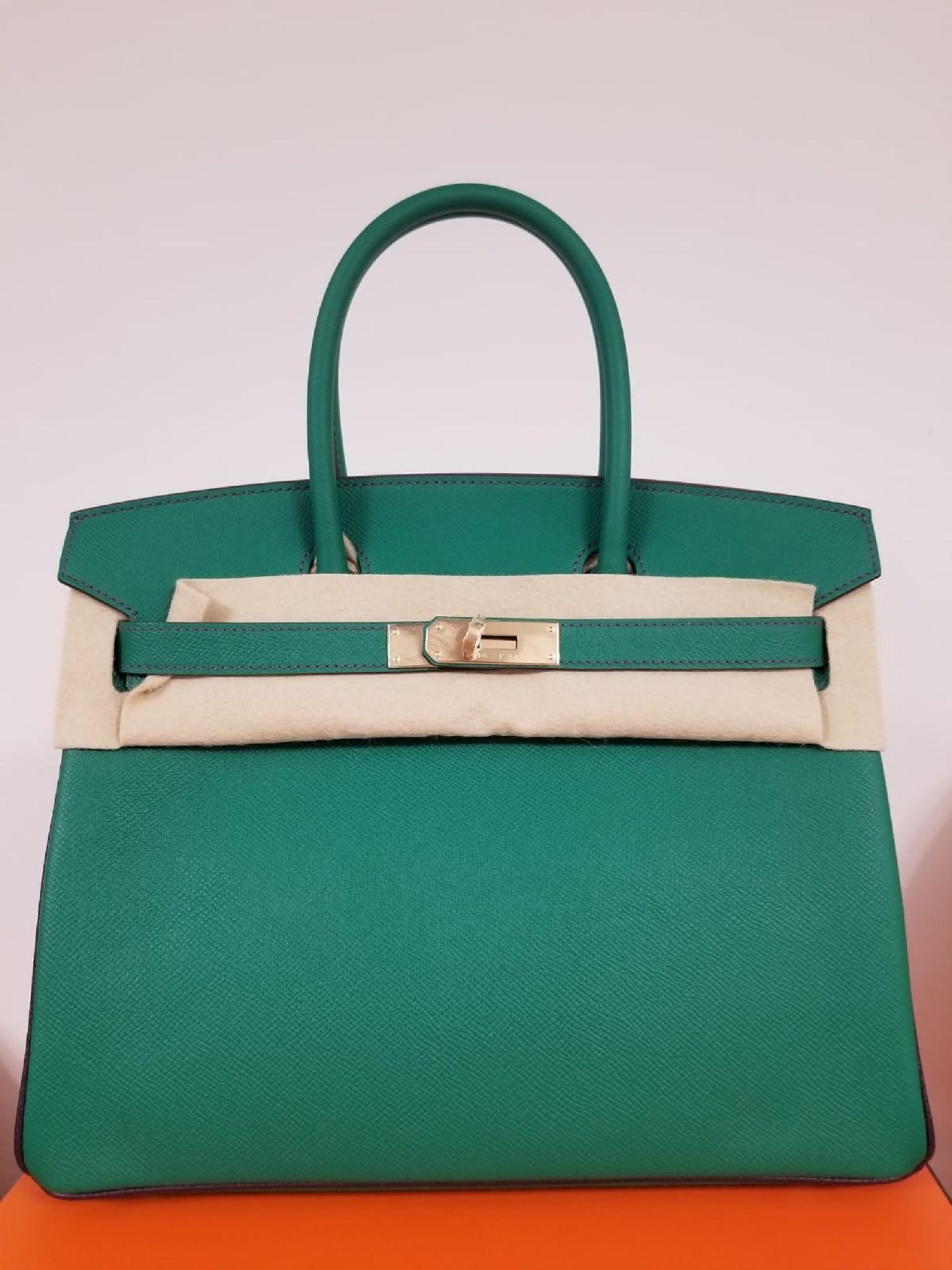 Hermes Birkin 30 HSS RGHW Blue Paon and Raisin (inside) Epsom with D S –  Pristine Outfitter