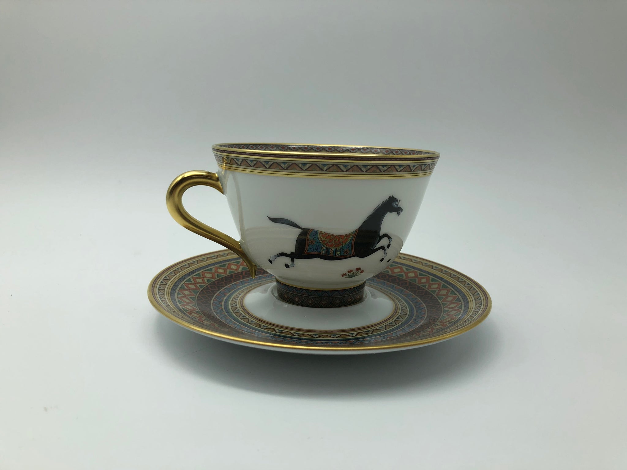 Hermes Cheval D'Orient Teacup and Saucer No 2  BRAND NEW